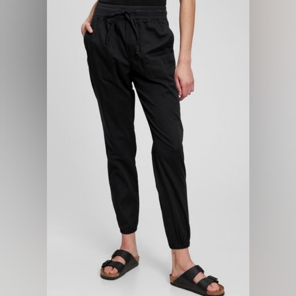 Bundle Black Pants-Cropped Wide Leg & Joggers - Picture 5 of 13